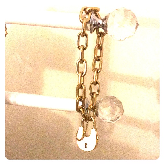 Lock chain Michael Kors bracelet. 14k gold - Picture 1 of 1